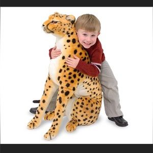 Self standing stuffed animal Cheetah. Only cheetah for sale in this listing.
